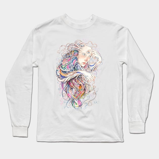 See It Through Long Sleeve T-Shirt by Tolagunestro